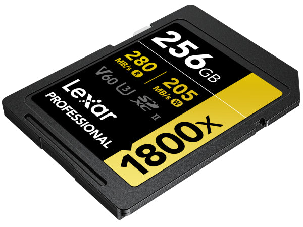 Lexar 1800x UHS-II SDXC 256GB Gold Kaufuniversum - Lexar 1800x UHS-II SDXC 256GB Gold