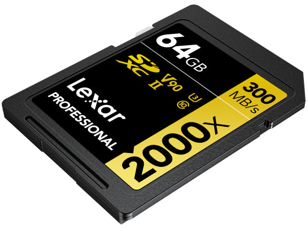 Lexar 2000x UHS-II SDXC 64GB Gold Kaufuniversum - Lexar 2000x UHS-II SDXC 64GB Gold