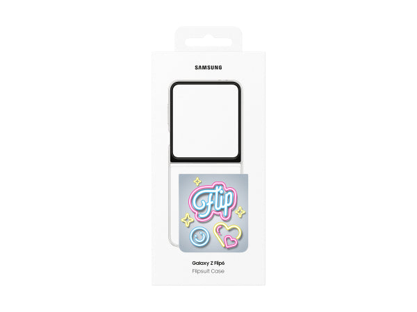 Samsung Flip 6 Flipsuit Case Transparent Kaufuniversum - Samsung Flip 6 Flipsuit Case Transparent