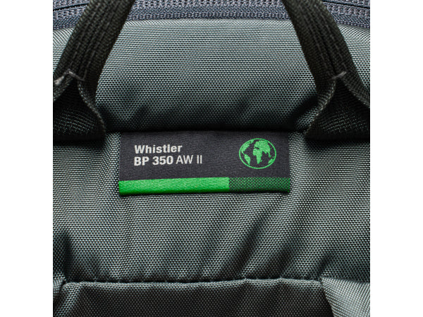 Lowepro Whistler BP 350 AW II Green Line Kaufuniversum - Lowepro Whistler BP 350 AW II Green Line