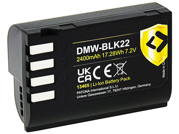 Patona Protect Akku Panasonic DMW-BLK22 Kaufuniversum - Patona Protect Akku Panasonic DMW-BLK22