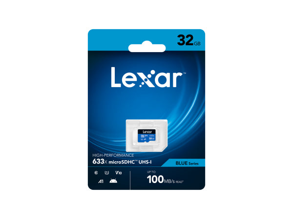 Lexar micro SDHC 100MB/s 32GB Blue o.A Kaufuniversum - Lexar micro SDHC 100MB/s 32GB Blue o.A