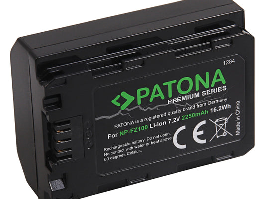 Patona NP-FZ100 Set Ladegerät + 2 Akkus