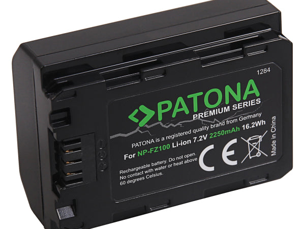 Patona NP-FZ100 Set Ladegerät + 2 Akkus Kaufuniversum - Patona NP-FZ100 Set Ladegerät + 2 Akkus