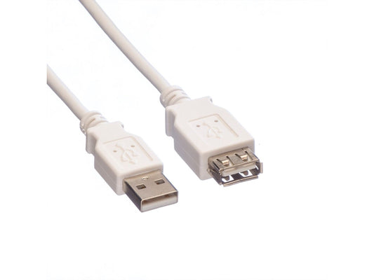ProLine VALUE USB 2.0 Kabel, A-A, white (1.8m)