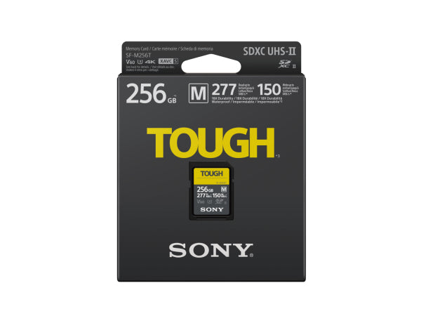 Sony SF-M Tough SDXC 256GB UHS-II 277MBs Kaufuniversum - Sony SF-M Tough SDXC 256GB UHS-II 277MBs