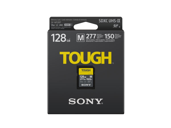 Sony SF-M Tough SDXC 128GB UHS-II 277MBs Kaufuniversum - Sony SF-M Tough SDXC 128GB UHS-II 277MBs