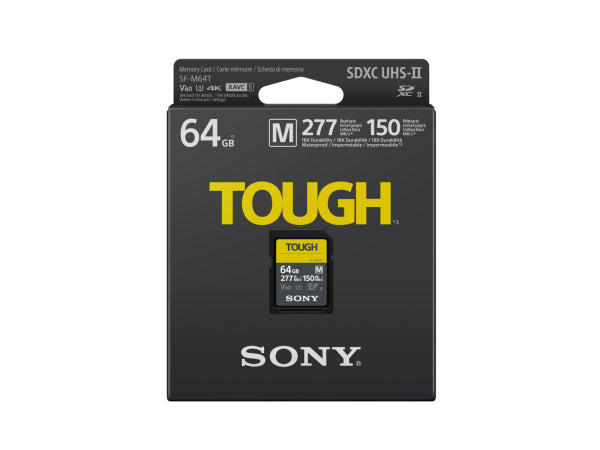 Sony SF-M Tough SDHC 64GB UHS-II 277MBs Kaufuniversum - Sony SF-M Tough SDHC 64GB UHS-II 277MBs