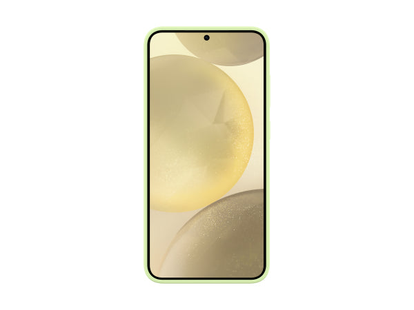 Samsung S24+ Silicone Case Light Green Kaufuniversum - Samsung S24+ Silicone Case Light Green