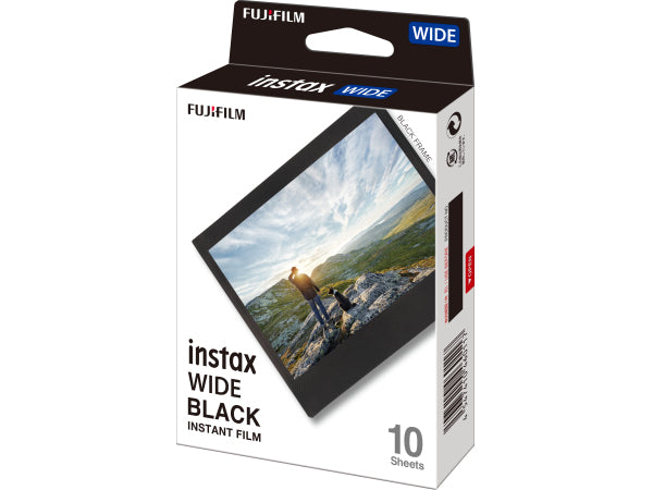 Fujifilm Instax Wide 10 Bl. Black Frame Kaufuniversum - Fujifilm Instax Wide 10 Bl. Black Frame