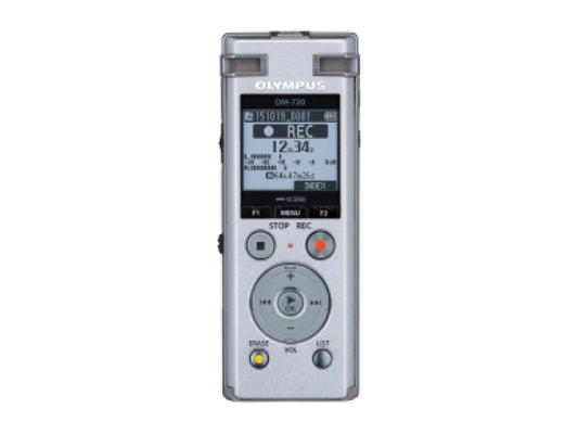 OM System Olympus DM-720 silver Audiorecorder 4GB
