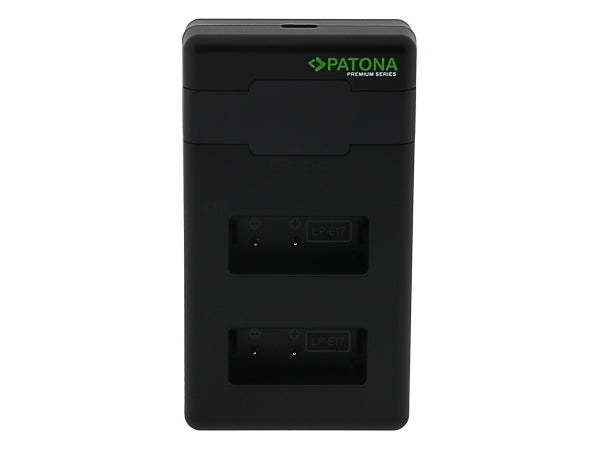 Patona Premium Twin Charger Canon LP-E17 Kaufuniversum - Patona Premium Twin Charger Canon LP-E17