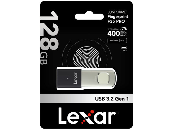 Lexar Fingerprint PRO F35 USB 3.2 128GB Kaufuniversum - Lexar Fingerprint PRO F35 USB 3.2 128GB