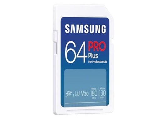 Samsung Pro+ SDXC 64GB 180MB/s V30