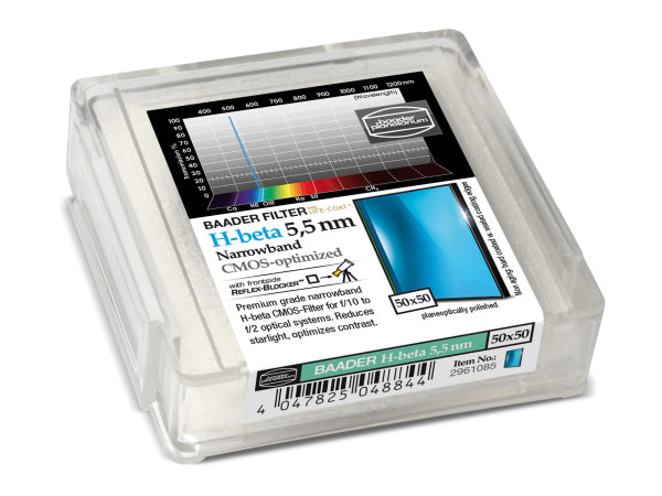 Baader Schmalband H-beta 5.5nm 50x50mm Kaufuniversum - Baader Schmalband H-beta 5.5nm 50x50mm