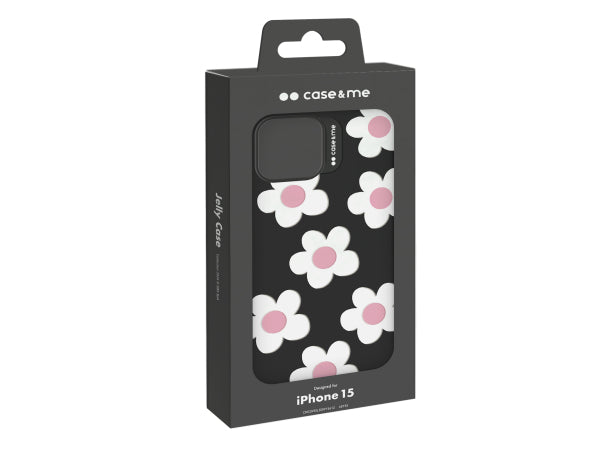 CASEME Cover Jelly für iPhone 15 mit geprägtem Muster Kaufuniversum - CASEME Cover Jelly für iPhone 15 mit geprägtem Muster