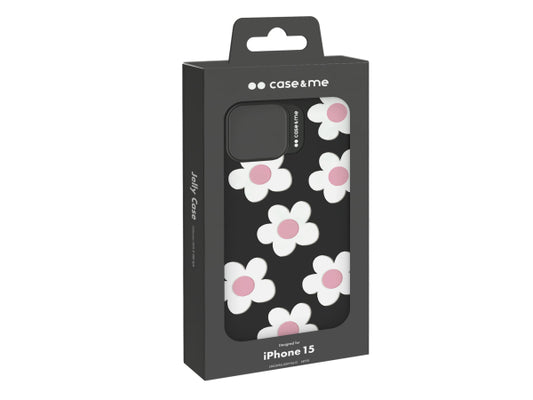 CASEME Cover Jelly für iPhone 15 mit geprägtem Muster