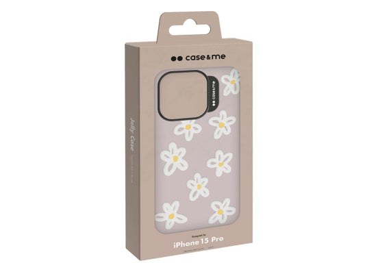 CASEME Cover Jelly für iPhone 15 Pro mit geprägtem Muster