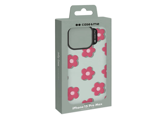 CASEME Cover Jelly für iPhone 15 Pro Max mit geprägtem Muster