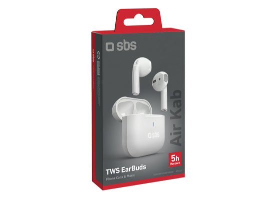 SBS TWS-Ohrhörer mit Ladecase 250 mAh