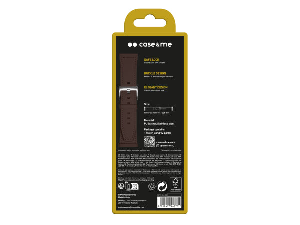 CASEME Kunstlederband für Apple Watch 42-44-45-49mm/Ultra Kaufuniversum - CASEME Kunstlederband für Apple Watch 42-44-45-49mm/Ultra