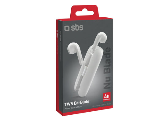 SBS TWS-Ohrhörer mit Ladecase im Taschenformat