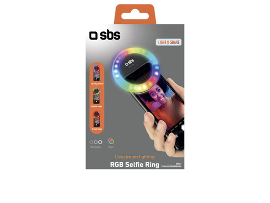 SBS Selfie Ring Light Multicolor