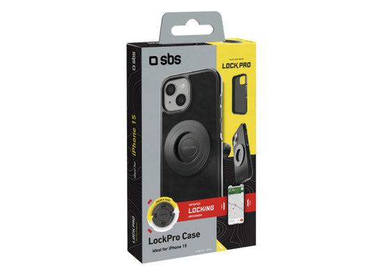 SBS Cover für iPhone 15 mit LockPro-Schließsystem