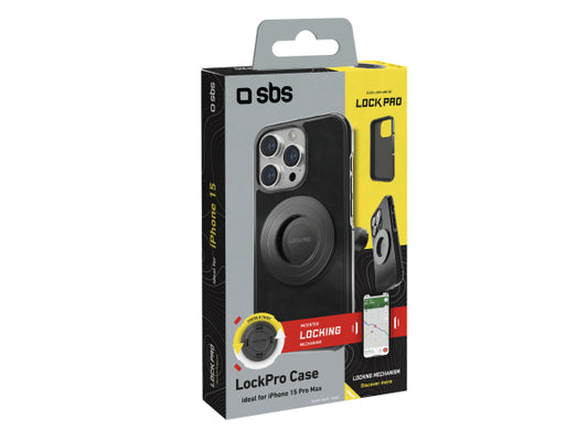 SBS Cover für iPhone 15 Pro Max mit LockPro-Schließsystem