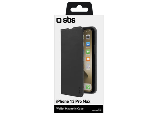 SBS Bookcase Wallet Lite-Hülle für iPhone 13 Pro Max