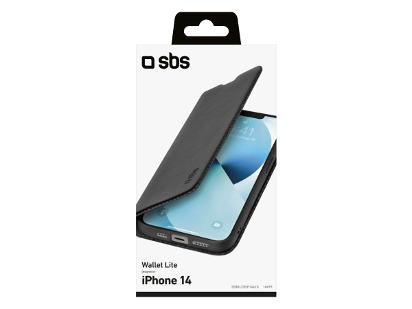 SBS Bookcase Wallet Lite-Hülle für iPhone 14/13 Kaufuniversum - SBS Bookcase Wallet Lite-Hülle für iPhone 14/13