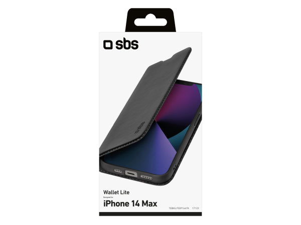 SBS Bookcase Wallet Lite-Hülle für iPhone 14 Plus Kaufuniversum - SBS Bookcase Wallet Lite-Hülle für iPhone 14 Plus