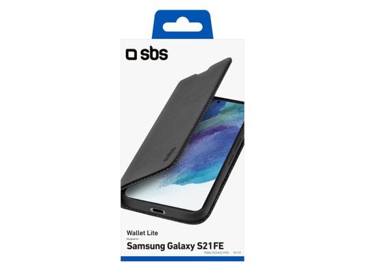SBS Bookcase Wallet Lite-Hülle für Samsung Galaxy S21 FE