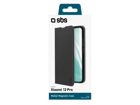 SBS Bookcase Wallet Lite-Hülle für Xiaomi 12 Pro