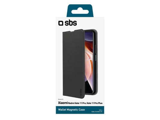 SBS Bookcase Wallet Lite-Hülle für Xiaomi Redmi Note 11 Pro/Pro Plus