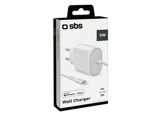SBS Reiseladegerät 5W für iPhone, iPad und iPod