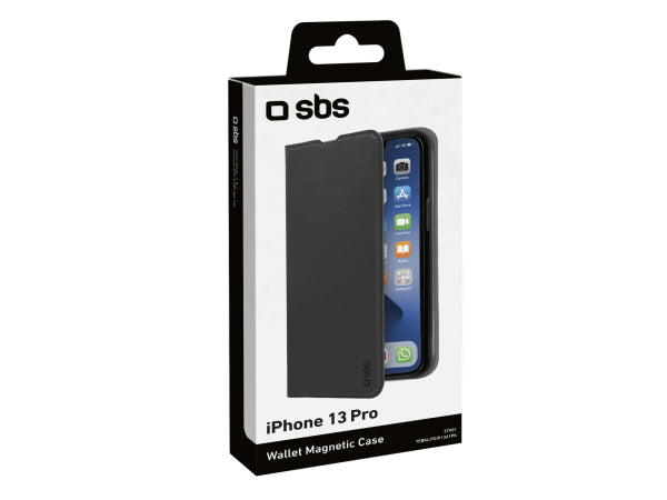 SBS Bookcase Wallet Lite-Hülle für iPhone 14/13 Kaufuniversum - SBS Bookcase Wallet Lite-Hülle für iPhone 14/13
