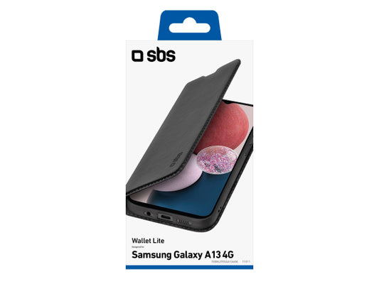 SBS Bookcase Wallet Lite-Hülle für Samsung Galaxy A13 4G