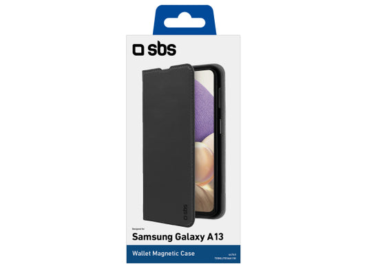 SBS Bookcase Wallet Lite-Hülle für Samsung Galaxy A13 5G/Galaxy A04s