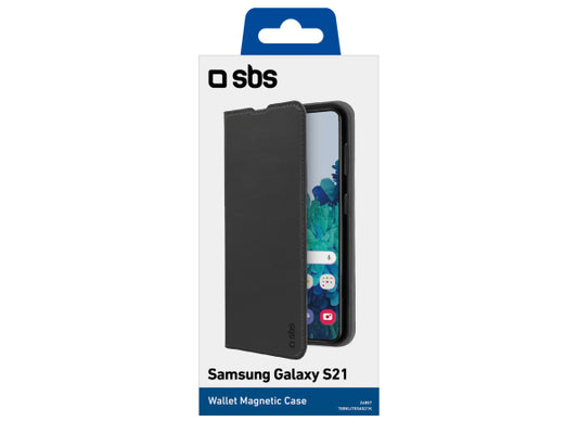 SBS Bookcase Wallet Lite-Hülle für Samsung Galaxy S21