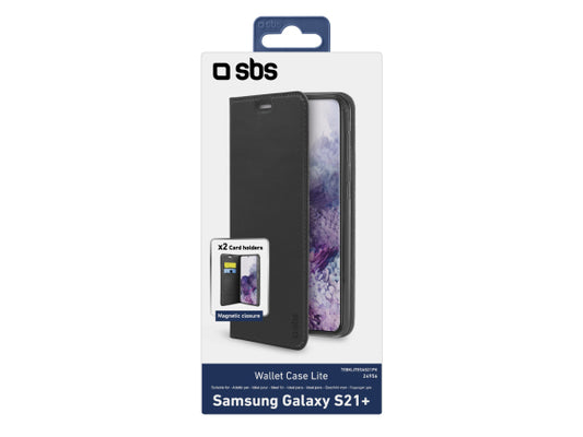SBS Bookcase Wallet Lite-Hülle für Samsung Galaxy S21+
