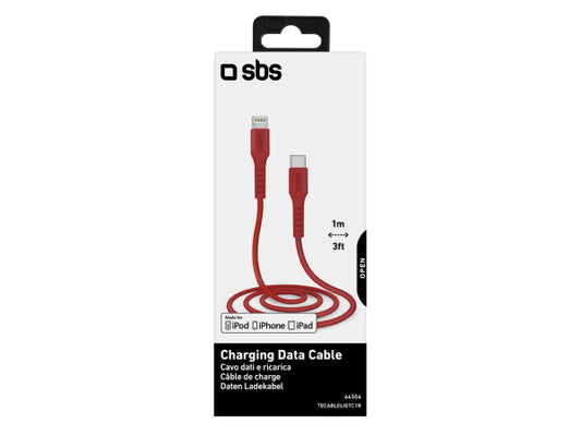 SBS Daten- und Ladekabel USB-C - Lightning