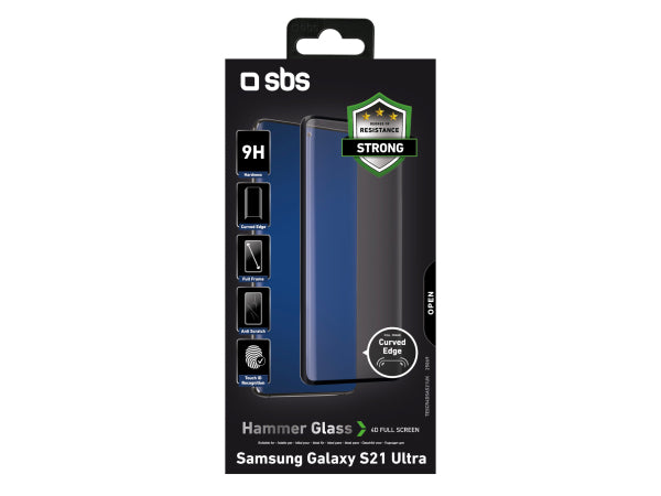 SBS Glas Displayschutz 4D Full Glass für Samsung Galaxy S21 Ultra Kaufuniversum - SBS Glas Displayschutz 4D Full Glass für Samsung Galaxy S21 Ultra