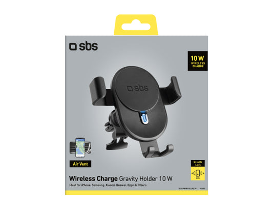 SBS Auto-Halterung 10 W Wireless-Aufladung mit Gravity-Verschluss