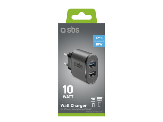 SBS Fast Charge Ladegerät mit zwei USB-Eingängen