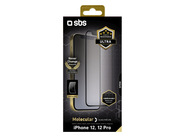 SBS Molekularglas für iPhone 12/12 Pro Kaufuniversum - SBS Molekularglas für iPhone 12/12 Pro