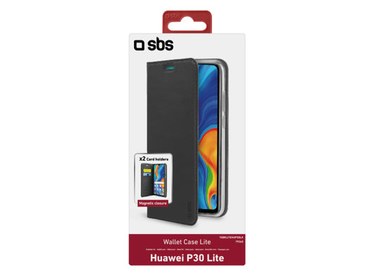SBS Bookcase Wallet Lite-Hülle für Huawei P30 Lite