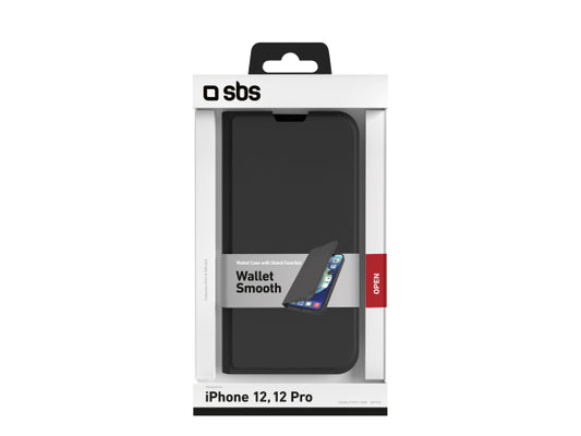 SBS Bookcase Wallet Lite-Hülle für iPhone 12/12 Pro
