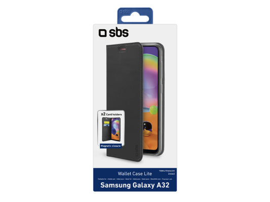 SBS Bookcase Wallet Lite-Hülle für Samsung Galaxy A32 5G