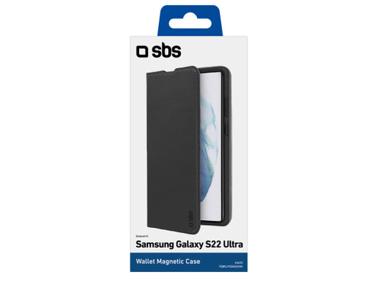 SBS Bookcase Wallet Lite-Hülle für Samsung Galaxy S22 Ultra
